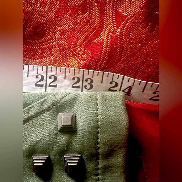 SHALANG Studded & ZIPPER Army GreenJacket Size: M - Picture 5 of 13
